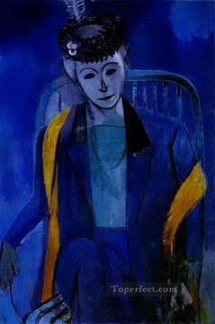 Henri Matisse Painting - Retrato de la esposa del artista 191213 fauvismo abstracto Henri Matisse